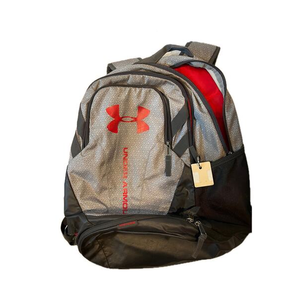 Under Armour UStorm Gray Red Black Backpack